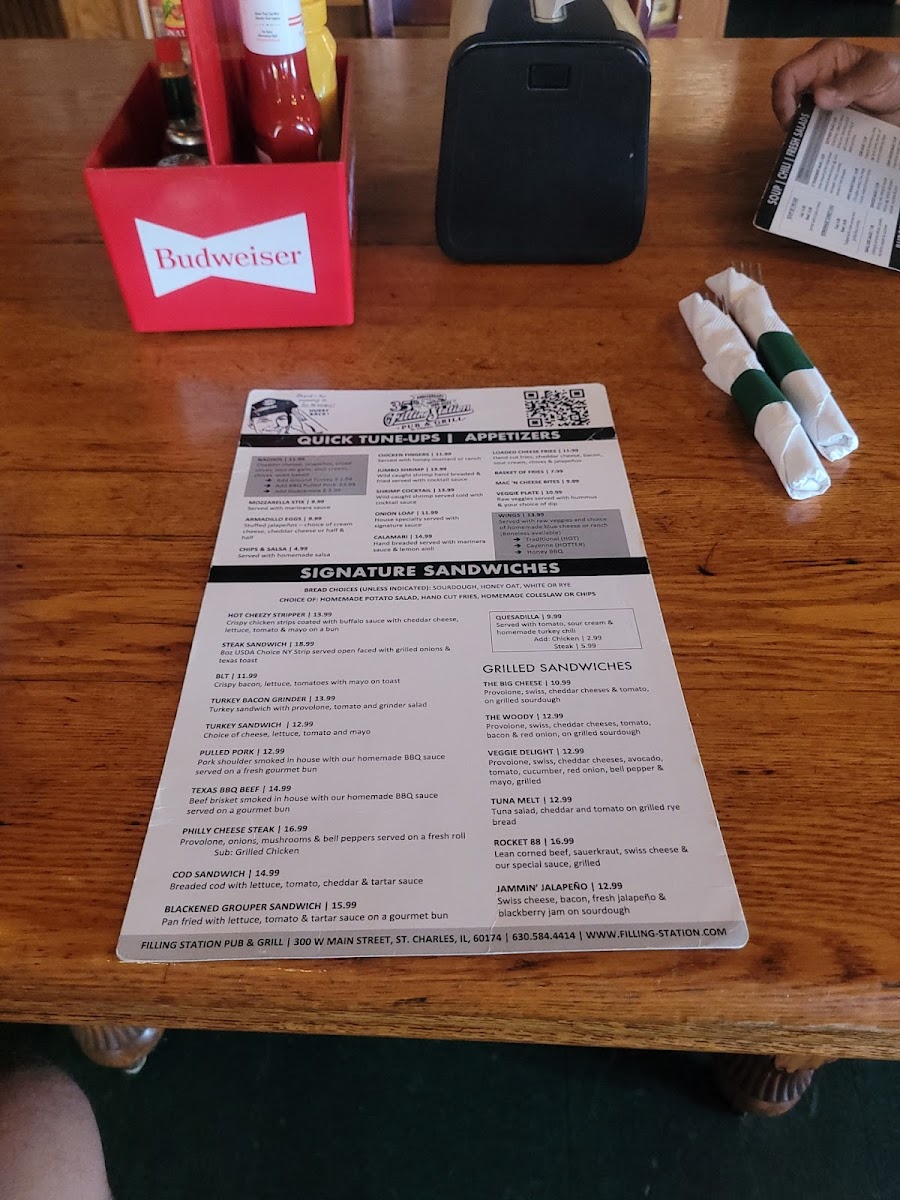 Menu The Filling Station Pub & Grill-3